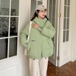 Autumn Winter Women Warm Puffer Parkas 2025 New Long Sleeve  Casual Hooded Short  Down Cotton Padded Jacket Female Outwear