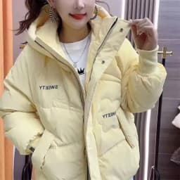 Autumn Winter Women Warm Puffer Parkas 2025 New Long Sleeve  Casual Hooded Short  Down Cotton Padded Jacket Female Outwear