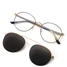 COHK Fashion Brand Design Men Women Magnet Sunglasses Polarized Clip On Sun Glasses Round Optic Myopia Spectacle Eyeglass Frames