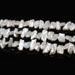 8x16mm5A Flawless Natural Freshwater Baroque White Pipa Isolated Bead Women Gift Jewelry Make DIY Necklace Bracelet Accessories