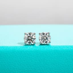 AnuJewel 10k Gold 4/3/2/1.6/1/0.6ct Moissanite Stud Earrings For Women Real 10K Gold Post Anti-allergy Men Earrings Jewelry