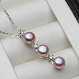 Genuine Fresh Water Natural Black Pearl Pendant Woman, Elegant 925 Silver Pearl Pendant Wife Mother Gift White Grey Wife Mother
