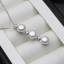 Genuine Fresh Water Natural Black Pearl Pendant Woman, Elegant 925 Silver Pearl Pendant Wife Mother Gift White Grey Wife Mother