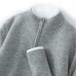 CHICUU Men's 100% Cashmere Sweater Zipper Pullover Mock Neck Long Sleeve Basic Cashmere Knitwear Autumn Winter Clothing Tops