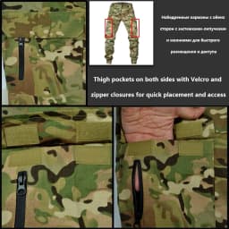 Men's Tactical Joggers Outdoor Ripstop Cargo Pants Working Clothing Hiking Trousers Men's Streetwear