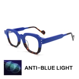 Gatenac Acetate Reading Glasses Handmade Photochromic Anti Blue Light Prescription Glasses Frame Men Progressive Myopia Eyewear