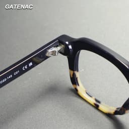 Gatenac Acetate Reading Glasses Handmade Photochromic Anti Blue Light Prescription Glasses Frame Men Progressive Myopia Eyewear