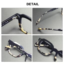 Gatenac Acetate Reading Glasses Handmade Photochromic Anti Blue Light Prescription Glasses Frame Men Progressive Myopia Eyewear