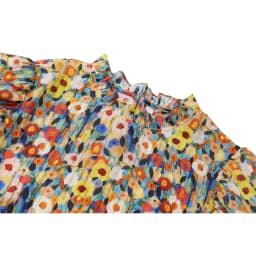 LOUIS YAO Floral Shirt 2026 Summer Women's Blouse French Style O Neck Short Sleeve Elegant Blouses Pullover Top