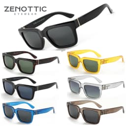 ZENOTTIC 2026 New Fashion Square Polarized Sunglasses Women Men UV400 Protection Shade Rectangle Sun Glasses