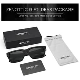 ZENOTTIC 2026 New Fashion Square Polarized Sunglasses Women Men UV400 Protection Shade Rectangle Sun Glasses