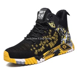 High Top Safety Shoes Men Steel Toe Work Shoes Men Women Work Safety Boots Anti Smash Safety Indestructible Work Boot Breathable