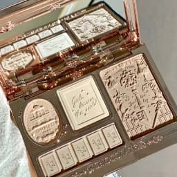 Flower Knows Chocolate Wonder-Shop Highlighter Contour Powder Face Palette for Women Bronzer Illuminator Original Highend Makeup