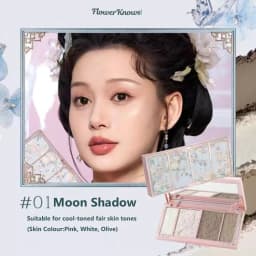 Flower Knows Chocolate Wonder-Shop Highlighter Contour Powder Face Palette for Women Bronzer Illuminator Original Highend Makeup