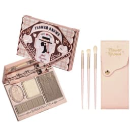 Flower Knows Chocolate Wonder-Shop Highlighter Contour Powder Face Palette for Women Bronzer Illuminator Original Highend Makeup