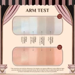 Flower Knows Chocolate Wonder-Shop Highlighter Contour Powder Face Palette for Women Bronzer Illuminator Original Highend Makeup