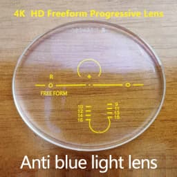 ALICIA 1.56 1.61 1.67 1.74Anti-scratch Anti-blue Photochromic 4K Widest Field of View Progressive Multi-focal Lens 1 Pair