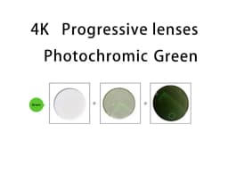 ALICIA 1.56 1.61 1.67 1.74Anti-scratch Anti-blue Photochromic 4K Widest Field of View Progressive Multi-focal Lens 1 Pair