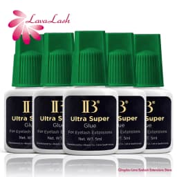 Korea Original IB Ultra Super Glue for Eyelash Extensions 5ml Professional IB Green Cap Glue False Lash Adhesive Makeup Tools