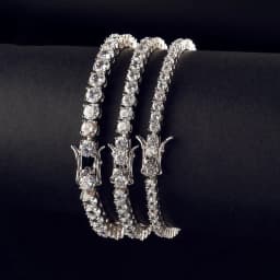 S925 Sterling Silver D VVS Moissanite Tennis Bracelet Passes Diamond Sparkling Test Solid Jewelry Wedding Women Gift
