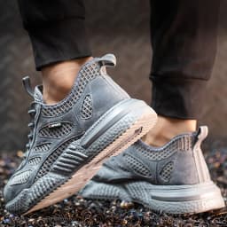 Summer Breathable Work Safety Shoes Work Steel Toe Shoes Anti Smashing Anti Stabbing Indestructible Shoes Protection Boots Men