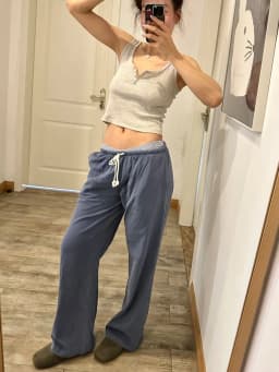 Solid Drawstring Straight Sweatpants Women Autumn High Waist Soft Cotton Trousers Casual Vintage Streetwear Sport Long Pant Y2k