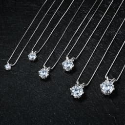 RAPRGOLD Certified 0.5-5ct Moissanite Pendant Necklaces S925 Sterling Silver Solitaire Necklace Chains For Women Jewellry Gifts