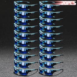 20PCS Eyewear Fashion Vintage Pattern Driving Fishing Sports Sunglasses Men Women Running Mountaineering Man Sun Glasses