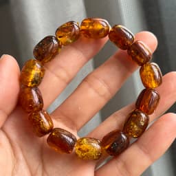 Yoowei Baltic Medical Amber Bracelet for Unisex Original Handmade Fashion Diy Healing Yellow Amber Jewelry Accessories Wholesale
