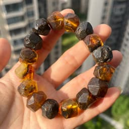 Yoowei Baltic Medical Amber Bracelet for Unisex Original Handmade Fashion Diy Healing Yellow Amber Jewelry Accessories Wholesale