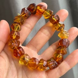 Yoowei Baltic Medical Amber Bracelet for Unisex Original Handmade Fashion Diy Healing Yellow Amber Jewelry Accessories Wholesale
