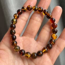 Yoowei Baltic Medical Amber Bracelet for Unisex Original Handmade Fashion Diy Healing Yellow Amber Jewelry Accessories Wholesale