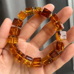 Yoowei Baltic Medical Amber Bracelet for Unisex Original Handmade Fashion Diy Healing Yellow Amber Jewelry Accessories Wholesale