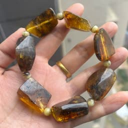 Yoowei Baltic Medical Amber Bracelet for Unisex Original Handmade Fashion Diy Healing Yellow Amber Jewelry Accessories Wholesale
