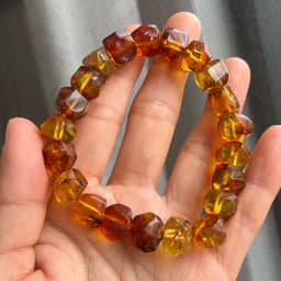 Yoowei Baltic Medical Amber Bracelet for Unisex Original Handmade Fashion Diy Healing Yellow Amber Jewelry Accessories Wholesale