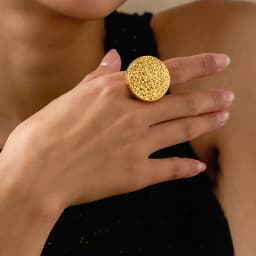 IVOG Hollow Out Design Rings for Women Lines Are Fine and Irregularly Interwoven Rings Fashion Jewelry Gift