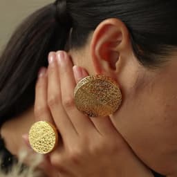 IVOG Hollow Out Design Rings for Women Lines Are Fine and Irregularly Interwoven Rings Fashion Jewelry Gift