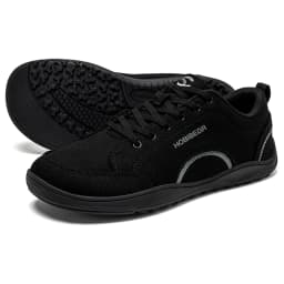 HOBIBEAR Unisex Canvas Barefoot Shoes Zero Drop Minimalist Sneakes Wide Width Outdoor Trail Running Shoes