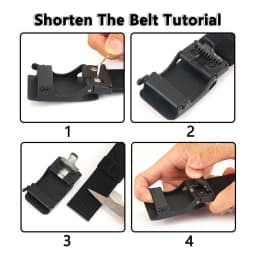 TUSHI Brand 3.8 Wide Thickened Gun Hanging Double-Layer Nylon Cloth Belt Versatile Outdoor Tactical Automatic Buckle Men's Belt