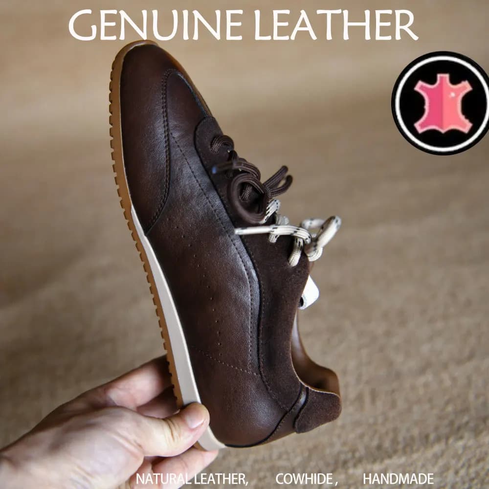 Women's genuine leather patchwork lace-up flats sneakers square toe high quality soft comfortable casual espadrilles shoes woman