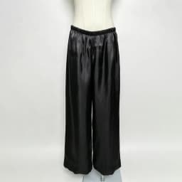 DNBS Satin Finish Women's Loose Balloon Pants, Elastic Cuffed Harem Trousers, Elegant Loungewear for Spring & Summer