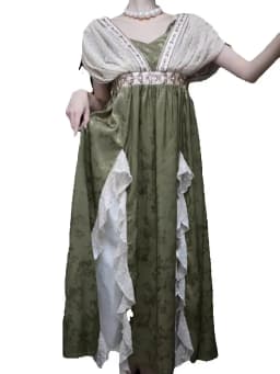 Retro New Palace Style Lolita Jacquard Elegant Dress Y2K Vintage Cosplay Daily Temperament Gorgeous Elegant Queen Princess Dress