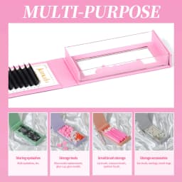 JEMEDO 5D 0.07mm Lash Extensions W-Shape Eyelash Extensions Natural Premade Volume Fans C/D/M Curl Lashes For Beauty Eye Makeup