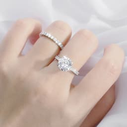 Smyoue 18k Plated 0.6-4.2CT All Moissanite Rings for Women Sparkly Luxury Wedding Diamond Band 100% 925 Sterling Silver Jewelry