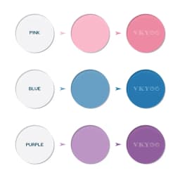 VICKY Photochromic Gray Brown Pink Purple Blue Series 1.56 1.61 1.67 Prescription Glasses Lenses For Myopia Hyperopia