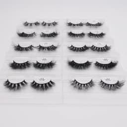 RED SIREN Mink Lashes Wholesale Eyelashes Bulk 5/30/50 Pairs Soft Fluffy Messy Natural Mink Lashes Makeup Mink Eyelashes