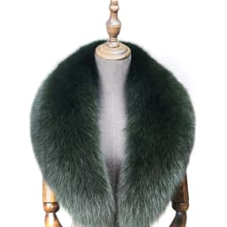Fox Fur Collar 100% Real Fox Fur Scarf Winter Women Natural Fur Gray Collar Large Size Neck Warmer Fur Scarf Shawls