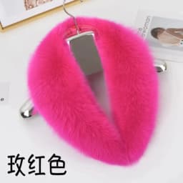 Fox Fur Collar 100% Real Fox Fur Scarf Winter Women Natural Fur Gray Collar Large Size Neck Warmer Fur Scarf Shawls