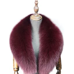 Fox Fur Collar 100% Real Fox Fur Scarf Winter Women Natural Fur Gray Collar Large Size Neck Warmer Fur Scarf Shawls