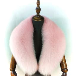 Fox Fur Collar 100% Real Fox Fur Scarf Winter Women Natural Fur Gray Collar Large Size Neck Warmer Fur Scarf Shawls